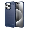 Hurtel Carbon Apple iPhone 16 Pro Max silikoninis – dėklas telefonui mėlynos spalvos