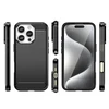 Hurtel Carbon Apple iPhone 16 Pro Max silikoninis – dėklas telefonui juodos spalvos