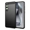 Hurtel Carbon Case do Samsung Galaxy S24 FE – dėklas telefonui juodos spalvos