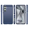 Hurtel Carbon Case do Samsung Galaxy S24 FE – dėklas telefonui mėlynos spalvos