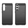 Hurtel Carbon Case do Samsung Galaxy S24 FE – dėklas telefonui juodos spalvos