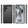 Hurtel Carbon Case do Samsung Galaxy S25 Ultra – dėklas telefonui juodos spalvos