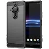 Dėklas Hurtel Carbon Case Lankstus TPU dangtelis, skirtas Sony Xperia Pro-I juodas