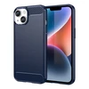 Hurtel Carbon dėklas skirtas iPhone 14, mėlynas
