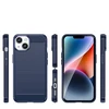 Hurtel Carbon dėklas skirtas iPhone 14 Plus, mėlynas