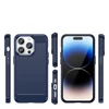 Hurtel Carbon dėklas skirtas iPhone 14 Pro Max, mėlynas