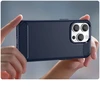 Hurtel Carbon dėklas skirtas iPhone 14 Pro, mėlynas