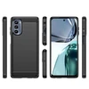 Hurtel Carbon dėklas skirtas Motorola Moto G62 5G, juodas