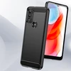 Hurtel Carbon dėklas skirtas Motorola Moto G Play 2022, juodas