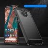 Hurtel Carbon dėklas skirtas Nokia X100, juodas
