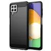 Hurtel Carbon dėklas skirtas Samsung Galaxy A22 4G, juodas