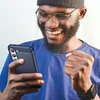 Hurtel Carbon dėklas skirtas Samsung Galaxy S23 +, mėlynas