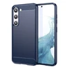 Hurtel Carbon dėklas skirtas Samsung Galaxy S23 +, mėlynas