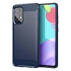 Hurtel Carbon dėklas skirtas Samsung Galaxy A72 4G, mėlynas