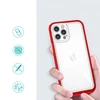 Hurtel Clear dėklas skirtas iPhone 12 Pro Max, raudonas