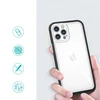 Hurtel Clear dėklas skirtas iPhone 12 Pro Max, juodas