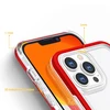 Hurtel Clear dėklas skirtas iPhone 13 Pro, raudonas