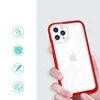 Hurtel Clear dėklas skirtas iPhone iPhone 11 Pro Max, raudonas