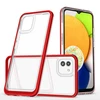 Hurtel Clear dėklas skirtas Samsung Galaxy A03, raudonas