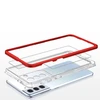 Hurtel Clear dėklas skirtas Samsung Galaxy S23, raudonas