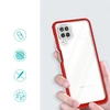 Hurtel Clear dėklas skirtas Samsung Galaxy A22 4G, raudonas