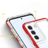 Hurtel Clear dėklas skirtas Samsung Galaxy S21 + 5G (S21 Plus 5G), raudonas