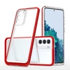 Hurtel Clear dėklas skirtas Samsung Galaxy S21 + 5G (S21 Plus 5G), raudonas