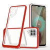 Hurtel Clear dėklas skirtas Samsung Galaxy A22 4G, raudonas