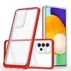 Hurtel Clear dėklas skirtas Samsung Galaxy A73, raudonas