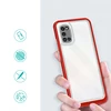 Hurtel Clear dėklas skirtas Samsung Galaxy A03s (166), raudonas