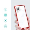 Hurtel Clear dėklas skirtas Samsung Galaxy A42 5G, raudonas
