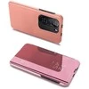 Hurtel Clear View dėklas skirtas Xiaomi Redmi K40 Pro+ / K40 Pro / K40 / Poco F3, rožinis