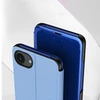 Hurtel skaidrus View dėklas skirtas Apple iPhone 16e Flip dėklas – mėlynos spalvos
