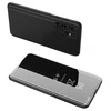 Hurtel Clear View Samsung A05s atverčiamas – dėklas telefonui juodos spalvos