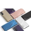 Hurtel Clear View dėklas skirtas Samsung Galaxy S22 + (S22 Plus), rožinis