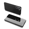 Hurtel Clear View dėklas skirtas Samsung Galaxy S22 + (S22 Plus), juodas