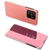 Hurtel Clear View dėklas skirtas Xiaomi Redmi 10C, rožinis