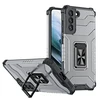 Hurtel Crystal Ring dėklas + magnetinis laikiklis Samsung Galaxy S22 + (S22 Plus), juodas