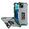 Hurtel Crystal Ring dėklas skirtas iPhone 13, žalias