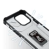 Hurtel Crystal Ring dėklas skirtas iPhone 13 Pro, juodas