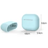 Dėklas Hurtel AirPods 3 silikoninis soft cover for headphones juodos spalvos (case C)