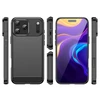 Hurtel Dėklas Carbon Dėklas skirtas Apple iPhone 17 Pro – juodos spalvos
