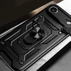 Hurtel Dėklas Hybrid Armor Camshield skirtas Apple iPhone 17 Air šarvuotas su stoveliu ir kameros apsauga – juodos spalvos