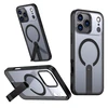 Hurtel Hybrid Armor X dėklas skirtas Apple iPhone 17 Pro with MagSafe-compatible stand – juodos spalvos