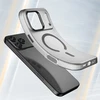 Hurtel Dėklas Magnetic Abrasive skirtas Apple iPhone 17 Pro suderinamas su MagSafe – matinės juodos spalvos