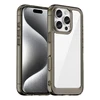 Hurtel Outer Space dėklas skirtas Apple iPhone 16e Flexible Frame dėklas – Translucent, juodos spalvos