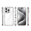 Hurtel Outer Space dėklas skirtas Apple iPhone 16e Flexible Frame dėklas – skaidrus
