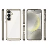 Hurtel Outer Space dėklas skirtas Samsung Galaxy S25 Edge Flexible Frame dėklas – Translucent, juodos spalvos