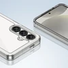 Hurtel Outer Space dėklas skirtas Samsung Galaxy S25 Edge dėklas su Flexible Frame - skaidrus