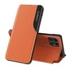 Hurtel Eco Leather View dėklas skirtas Samsung Galaxy A22 4G, oranžinis
